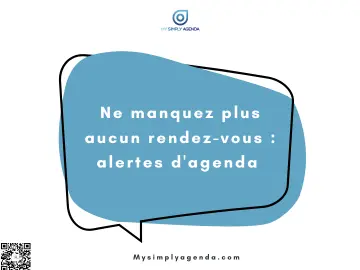 Ne manquez plus aucun rendez-vous : alertes d'agenda