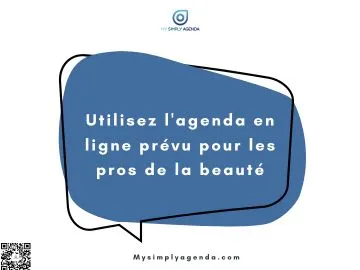 Utilisez l'agenda en ligne prévu pour les pros de la beau